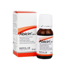 Abicin 30% pryskyřicový lak 10ml