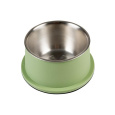 Miska DUVO+ Inox conic nerezová matná zelená 800ml - priemer19cm
