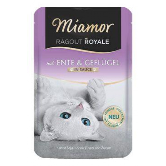 Miamor Cat Ragout kapsička kačica+hydina v šťave 100g Miamor Cat Ragout kapsička kačica+hydina v šťave 100g