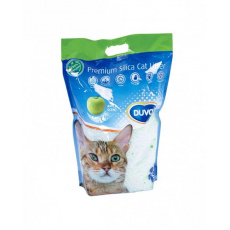 Podstielka DUVO+ pre mačky Premium silikátová jablko 5 L