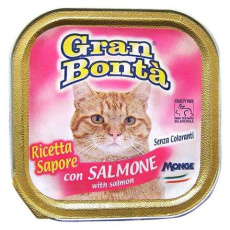 GRAN BONTA paštéta s lososom pre mačky 100g