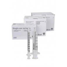 Striekačka inj CVET VL 10ml 2-dielna Luer excentr. 100ks