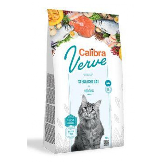 Calibra Cat Verve GF Sterilised Herring  750g