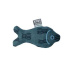 Hračka pes 4Elements Plush Fish modrá Kiwi