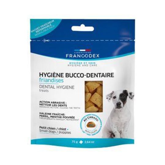 Francodex Pochoutka Dental Hygiene pro štěňata 75g