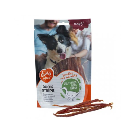 Pamlsok DUVO+ Pásiky kačacie 80 gr