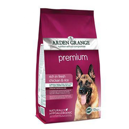 Arden Grange Dog Adult Prem.rich fresh Chick&Rice12kg
