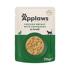 Applaws Cat kapsička Adult Broth kuracie.prsia s špargľou 70g Applaws Cat kapsička Adult Broth kuracie.prsia s špargľou 70g