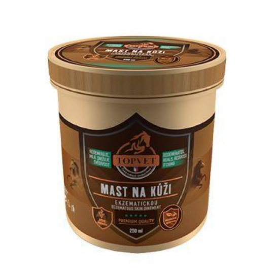 Mast na ekzematickou kůži pro koně TOPVET 250ml