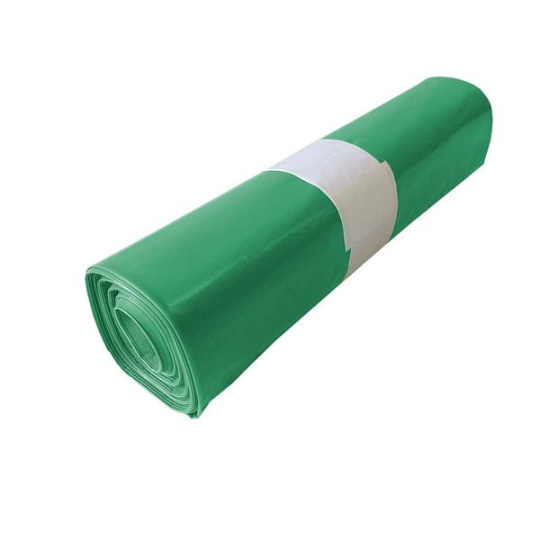 Vrece LDPE, Typ 80 zelené, 700 x 1100 mm 15 ks