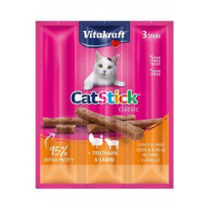Vitakraft Cat poch. Stick Classic morka+jahňa 3x6g