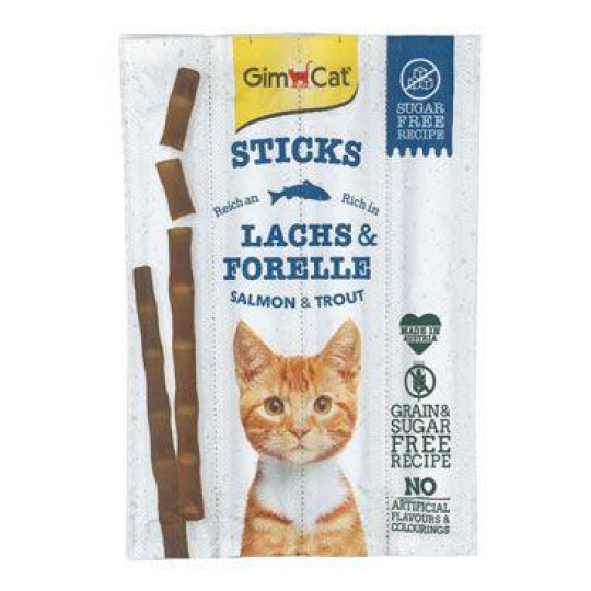 GimCat Sticks losos&pstruh 4ks GimCat Sticks losos&pstruh 4ks