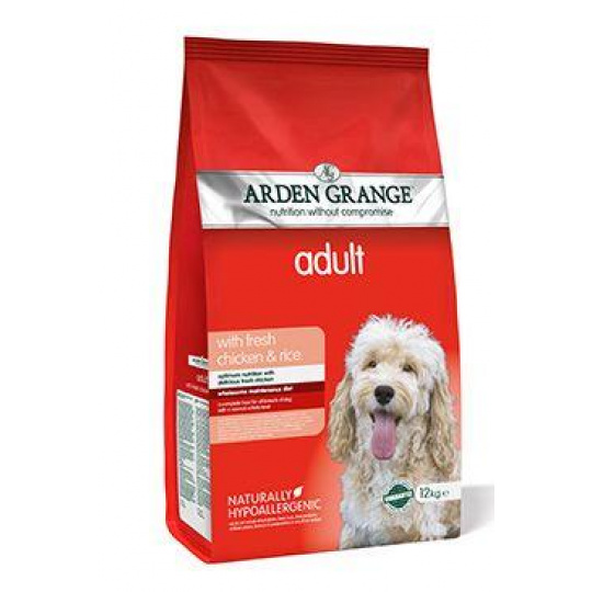 Arden Grange Dog Adult s čerstvým Kuracím mäsom a Ryžou 12kg