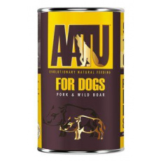 AATU Dog Pork&Wild Boar konz. 400g