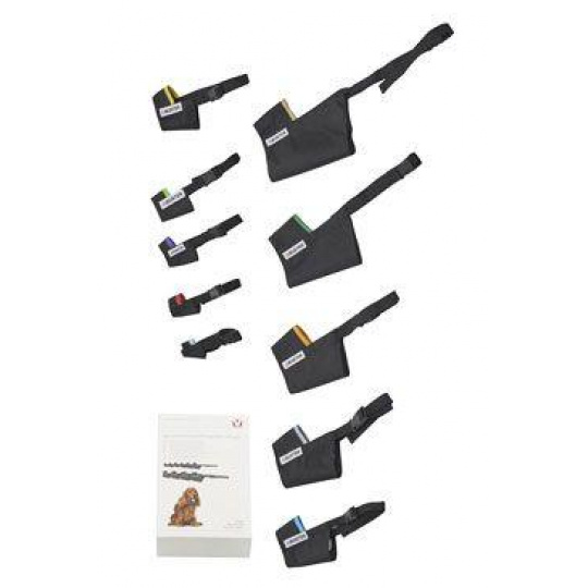 Náhubok fixačný pes BUSTER Easy ID sada 2XS-5XL 10ks