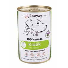 All Animals DOG konz. Králik mletý 400g