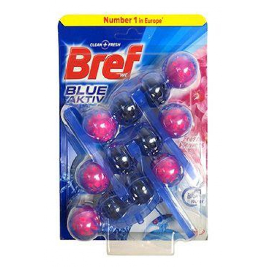 Wc blok Bref Power Aktiv Lavender kuličky 3x50g Wc blok Bref Power Aktiv Lavender kuličky 3x50g