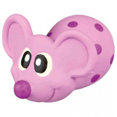 Latexová myška rôzne farby, plnená 8 cm Latexová myška rôzne farby, plnená 8 cm