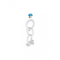 Hračka DUVO+ Lano 3 slučky pre papagáje 43 cm Hračka DUVO+ Lano 3 slučky pre papagáje 43 cm