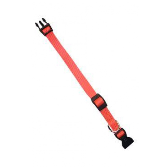 Obojok nylon CLUB C 44cmx15mm oranžový FP 1ks