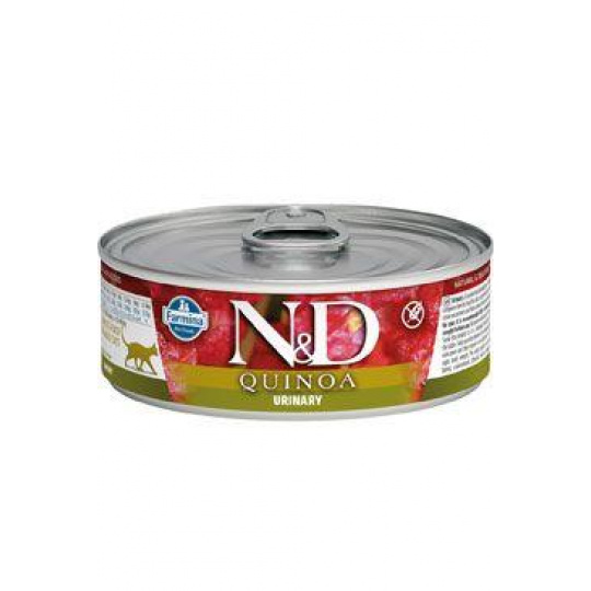 Farmina N&D cat QUINOA urinary konzerva 80 g Farmina N&D cat QUINOA urinary konzerva 80 g