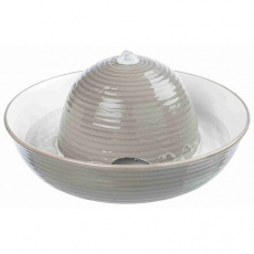 Napájadlo fontána VITAL FLOW, keramická 1,5 l šedo/biele