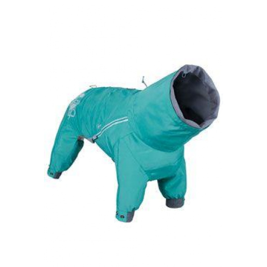 Obleček Hurtta Mudventure overal ECO pávia zeleň 55M