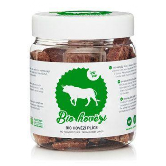 Raw Raw pochúťka mrazom sušené BIO Hovädzie pľúca 50g