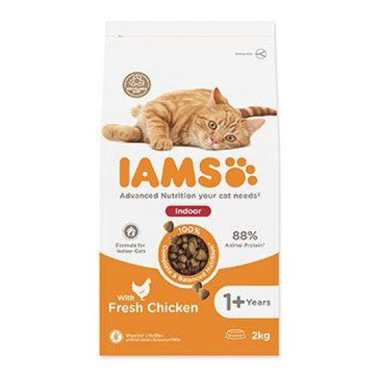 Iams Cat Adult Indoor Chicken 2kg Iams Cat Adult Indoor Chicken 2kg