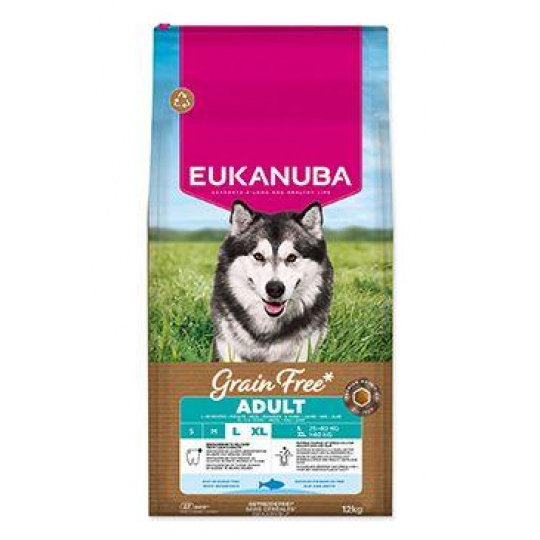 Eukanuba Dog GF Adult Large bohaté na oceánske ryby 12kg