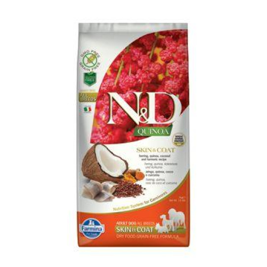 N&D Quinoa DOG All breed  Skin & Coat Herring & Coconut 7kg