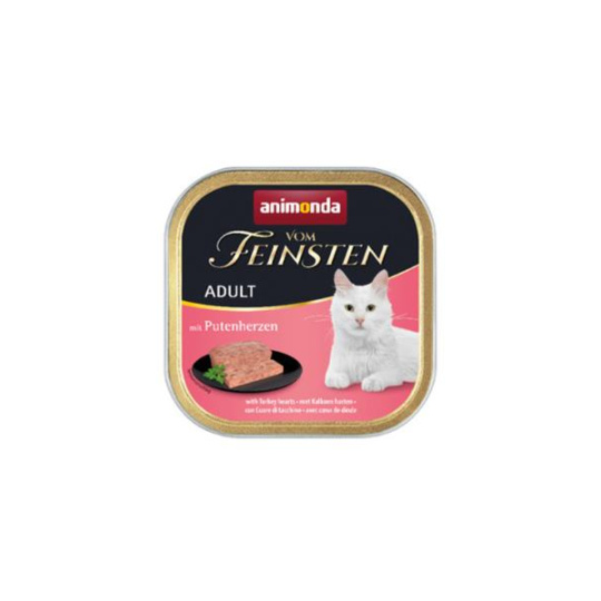 Animonda Vom Feinsten cat CLASSIC hovädzie a morčacie srdcia bal. 16 x 100 g