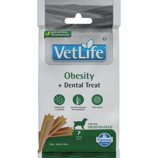 Pamlsok Farmina Vet Life Dog Obesity Adult medium & maxi 110g