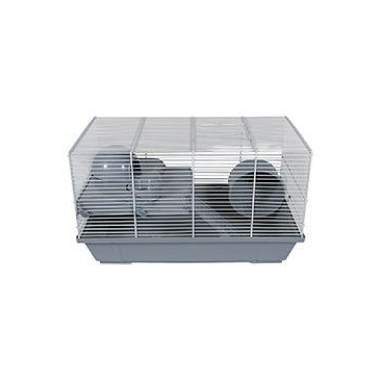 Klec křeček PRIMO 50cm šedá/bílá Zolux