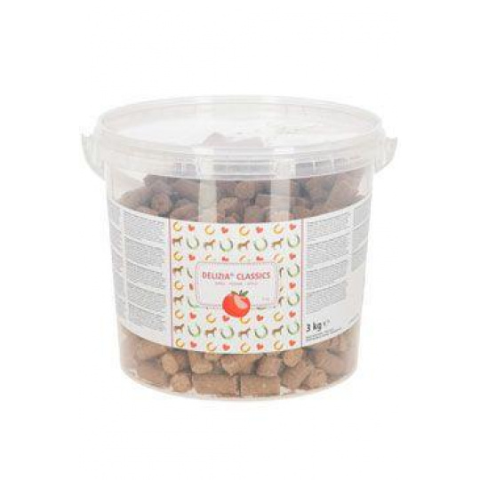 Pochúťka pre kone DELIZIA jablko 3kg vedro