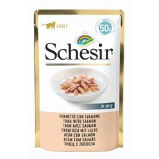 Schesir Cat kapsička Adult tuniak/losos 50g Schesir Cat kapsička Adult tuniak/losos 50g