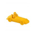 Hračka pes CIGAR latex, pískacia, oranžová 19cm Kiwi
