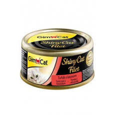 Gimpet kočka konz. ShinyCat filet tuňák s lososem 70g