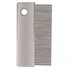 Hrebeň veľmi jemný na blchy a prach, kovový 6 cm