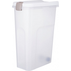 Bareľ, vzduchotesný zásobník 40 l/27 × 61 × 45 cm, transparentný/biely