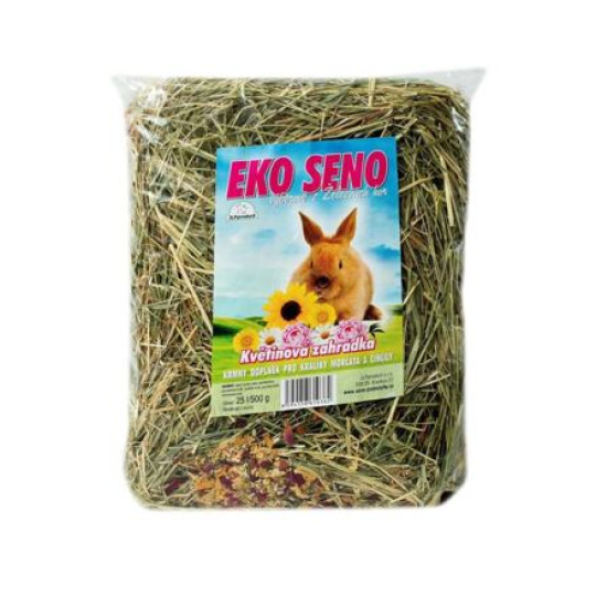 EKO seno 25 l/500 g květinová zahrádka