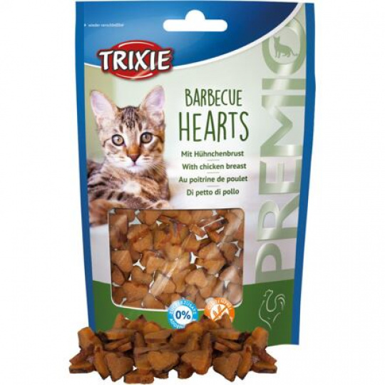 Premio BARBECUE HEARTS s kuracím, grilované srdiečka 50 g