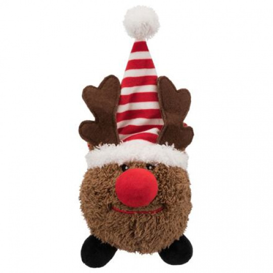 Vianočná plyšová guľa Santa Claus/Sob/Snehuliak 18–29 cm
