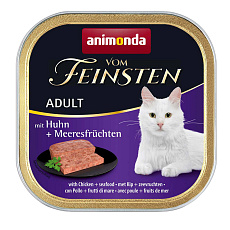 ANIMONDA paštéta ADULT - kuracie, morské plody pre mačky 100g