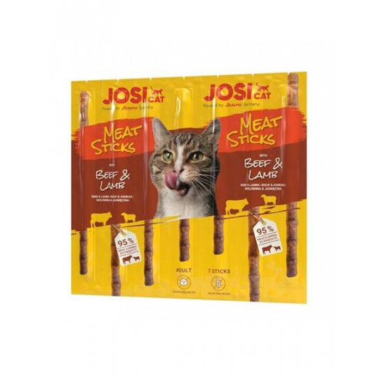 JosiCat pamlsok Cat Meat Sticks Beef&Lamb 35 g JosiCat pamlsok Cat Meat Sticks Beef&Lamb 35 g