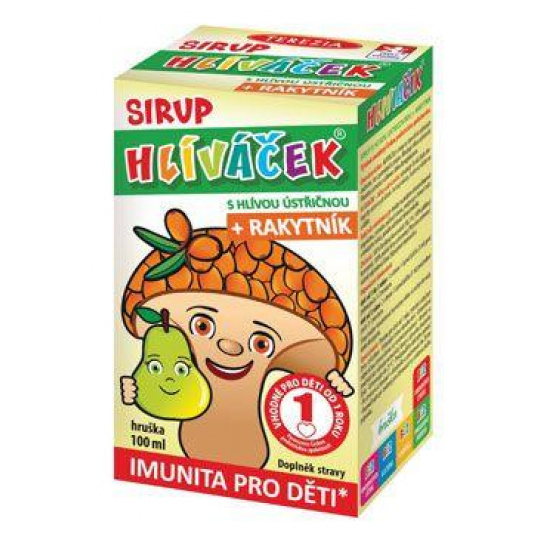 Hlíváčik sirup s hlivou ustricovou-hruška 100ml TEREZIA