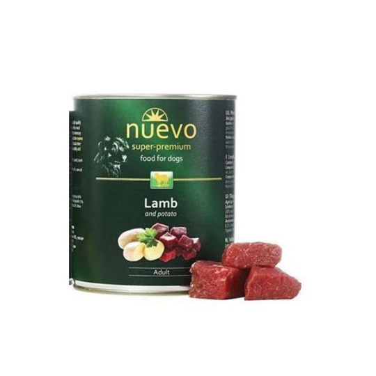 NUEVO dog Adult Lamb & Potato bal. 6 x 800 g konzerva