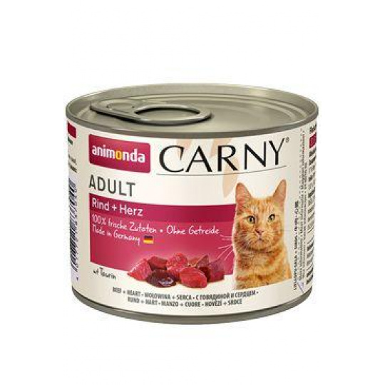 Animonda mačka CARNY konz. Adult hovädzie srdce 200g