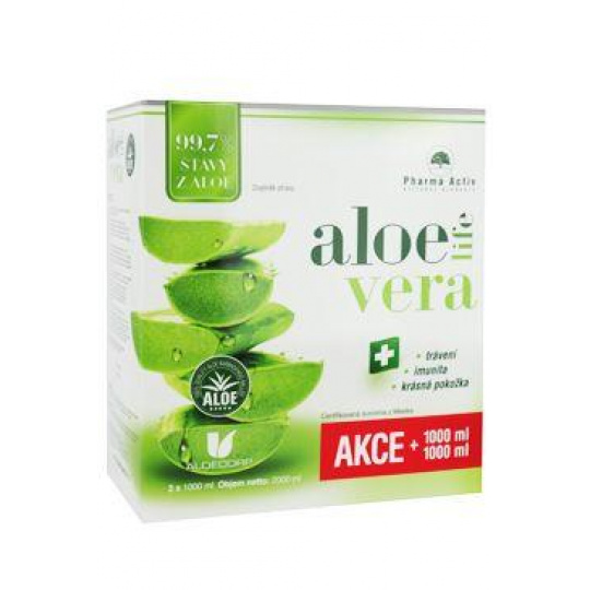 Aloe Vera šťáva 99.5% 1000ml 1ks +1ks navíc