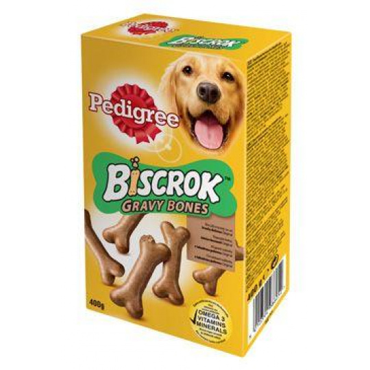 Pedigree Pochoutka Biscrok Gravy bones 400g